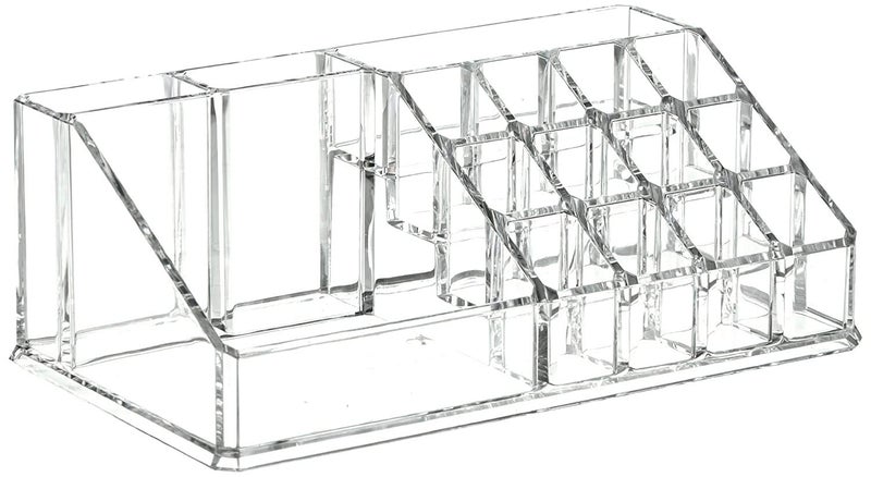 BEUMORO Clear Acrylic Lipstick Holder Stand Cosmetic Display Storage Rack Organizer Makeup Case Box Container Makeup Cosmetic Organizer Lipstick Storage Organizer - Image 1