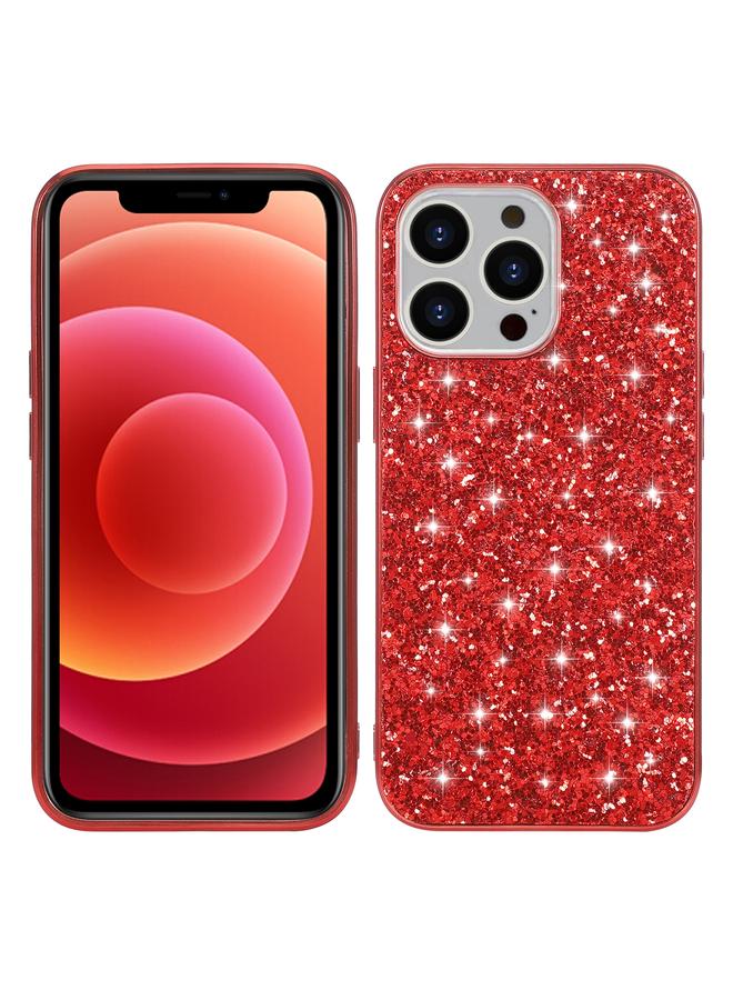 اس-توب جراب لهاتف iPhone 16 Pro Max، جراب هاتف TPU مقاوم للصدمات، لامع، بودرة - Image 1