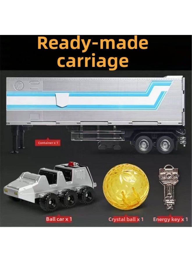 Transfiguration Toy SS05 Optimus Warrior MPM04 Wasp Knight Alloy Car King Kong Robot Child Model-color:The Original Color Carriage  Is About 39cm Long - Image 1