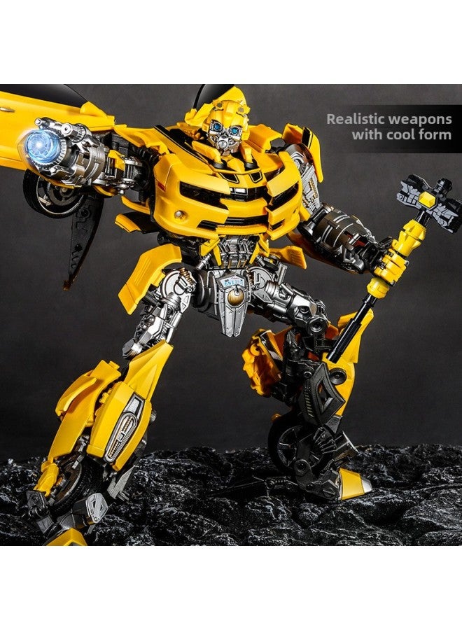 Transfiguration Toy SS05 Optimus Warrior MPM04 Wasp Knight Alloy Car King Kong Robot Child Model-color:The Original Color Carriage  Is About 39cm Long - Image 4