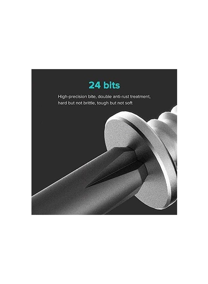 Wearable Rust-Resistant Magnetic Precision Screwdriver Set with Pop-Up Storage Box (24 bits) Precision Screwdriver Set, Mini Screwdriver, Magnetic Driver Bits Set, Pocket Manual Screwdriver Tool Set  - Image 5
