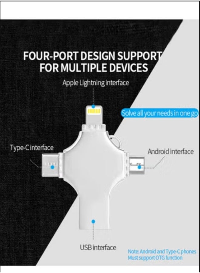 Arabest 1TB iPhone Flash Drive, USB 3.0 High Speed Memory Stick, 1000GB Photo Stick for Smartphone/Laptop/PC/Android, Portable External Storage Thumb Drive. - Image 4