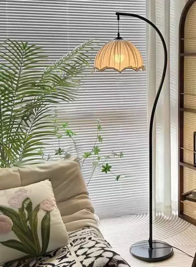 Monda Floor Lamp, Vintage Arc Standing Lamp for Coastal Bedroom Dining Room Farmhouse Study with LED Bulb，On/Off Footswitch - Image 3