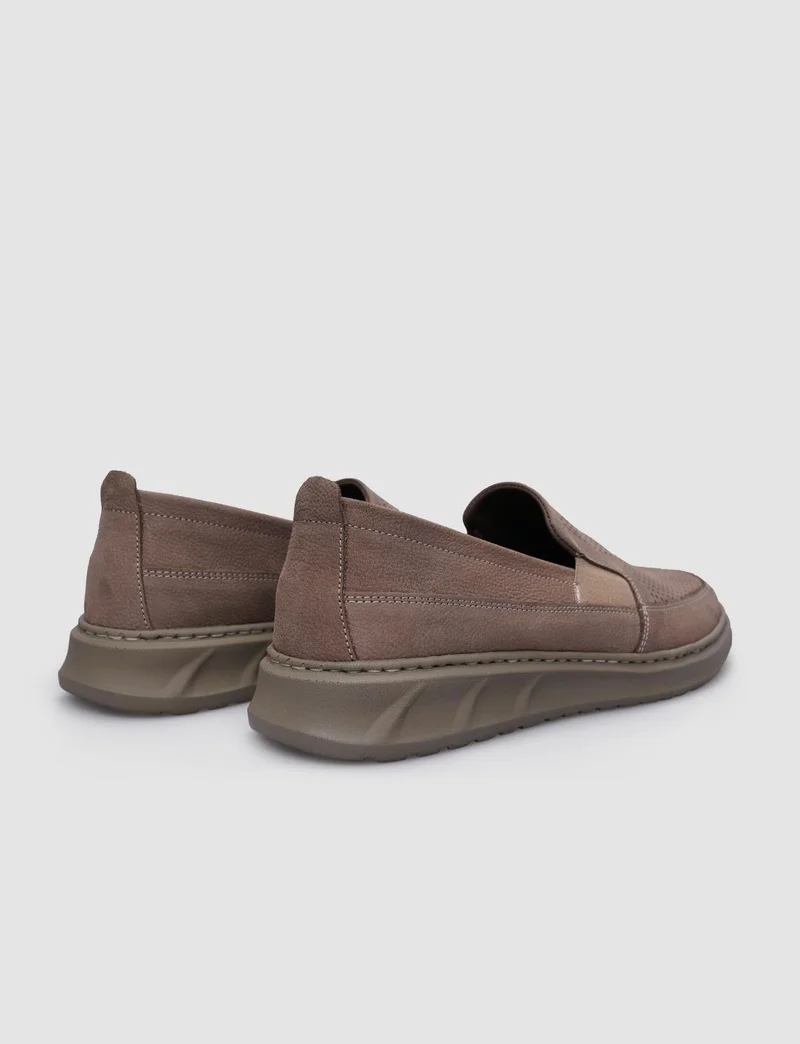 Cabani 100% Leather Mink Nubuck Men's Casual Shoes