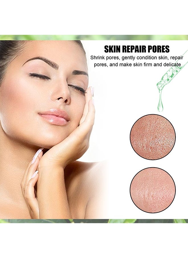 EELHOE Green Tea Serum,Pore Shrinking Rejuvenates The Skin Moisturizing And Gently Shrinks,Anti-oxidation ,Oil control,hydrating and nourishing,Whitching Essenge (30ml）  - Image 3
