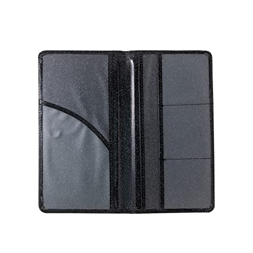 Dalueery.H Car Registration and Insurance Holder Registration and Insurance Card Holder Car Essentials for Women(bling black) - Image 3