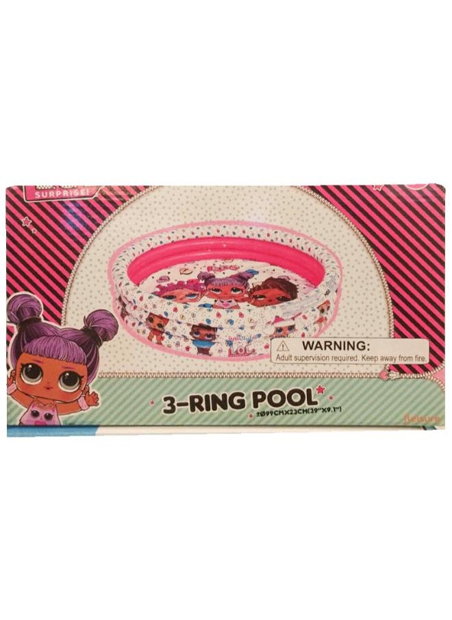 Jlong - Printed 3-Ring Swimming Pool - Image 1