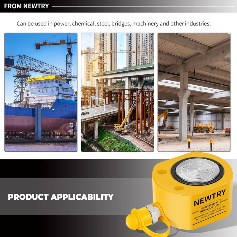 NEWTRY 5 طن أسطوانة هيدروليكية صغيرة منخفضة الارتفاع - Image 5