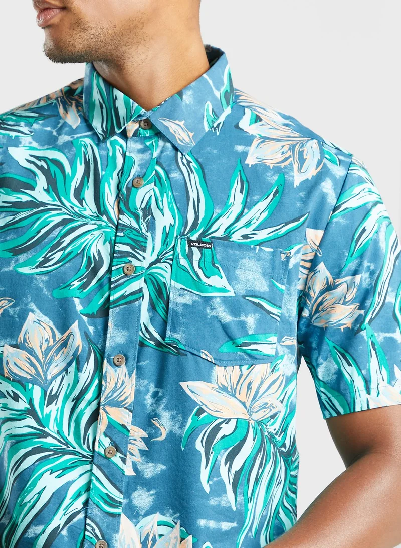 Volcom Marble Floral Shirt