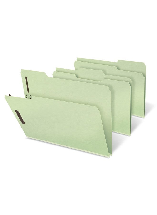 [IN]PLACE Office Depot® Brand Expanding Pressboard Folders With Fasteners, 1" Expansion, Letter Size, Green, Box Of 25 - Image 5