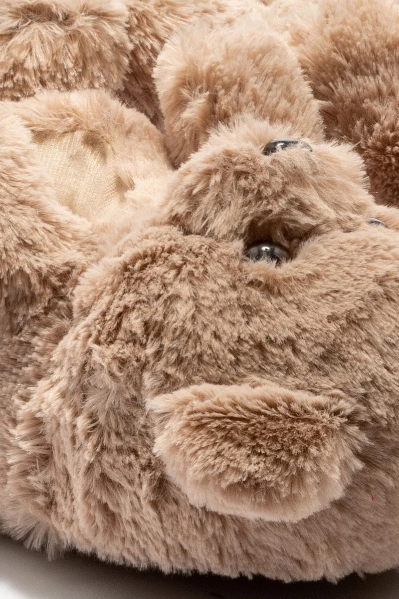 تويجي Teddy Women,Waiter Boy Animal Slippers Brown 36/41 AA0663