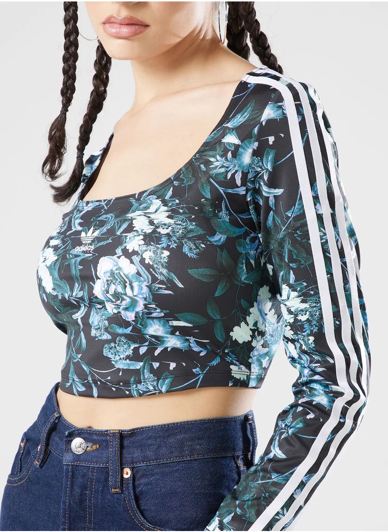 adidas Originals Flower Aop T-Shirt