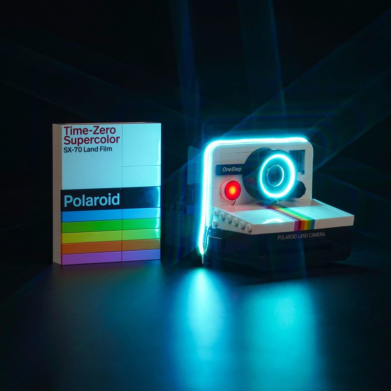Hilighting Upgraded Led Light Kit for Lego Ideas Polaroid OneStep SX70 Camera Building Set Compatible with Lego 21345 Gift Idea for Adult Builders and Fans Model Not Included - Image 3