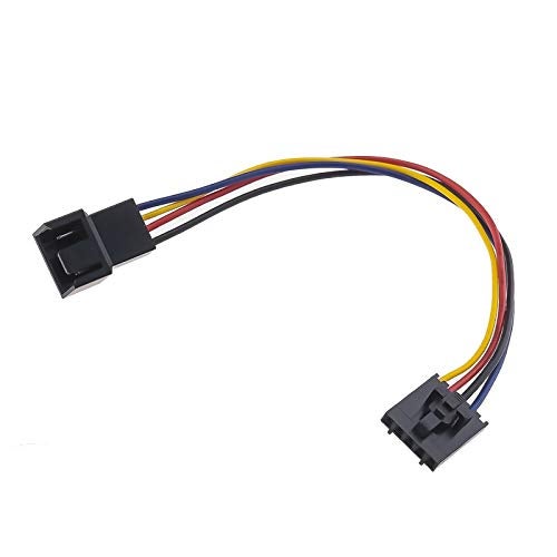 Create idea 1x 5 Pin to 4 Pin Fan Adapter Converter Extension Cable Dedicated Fan Interface Conversion Line Compatible with Dell Computer PC - Image 1