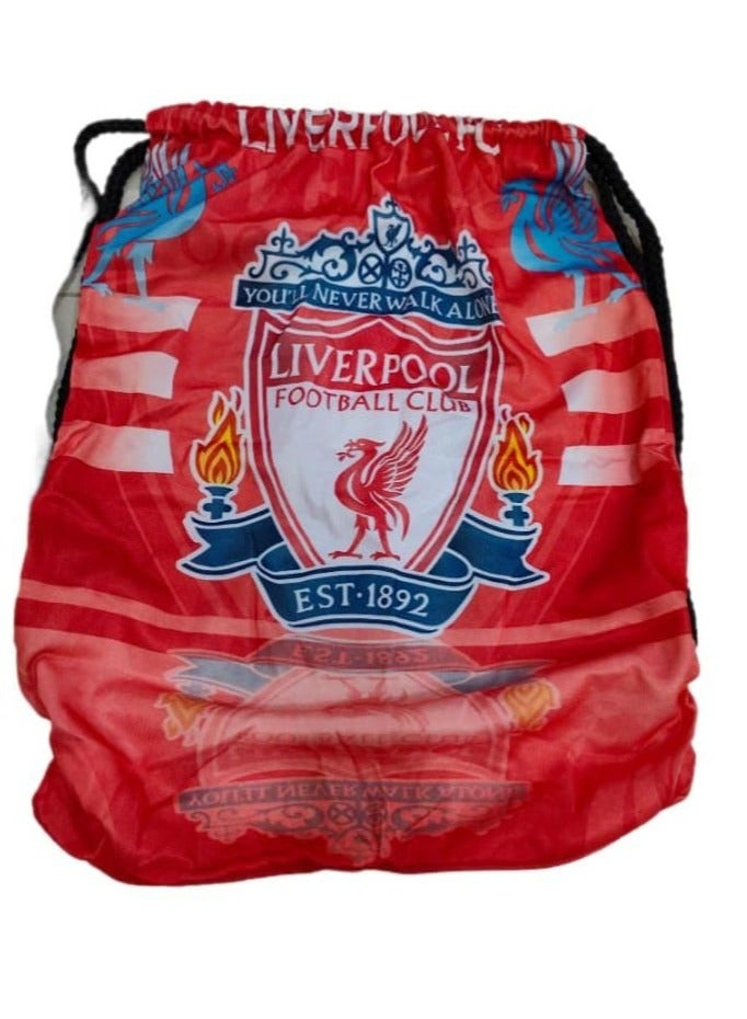 Liverpool FC Official Drawstring Bag – Premium Football & Gym Bag - Image 1
