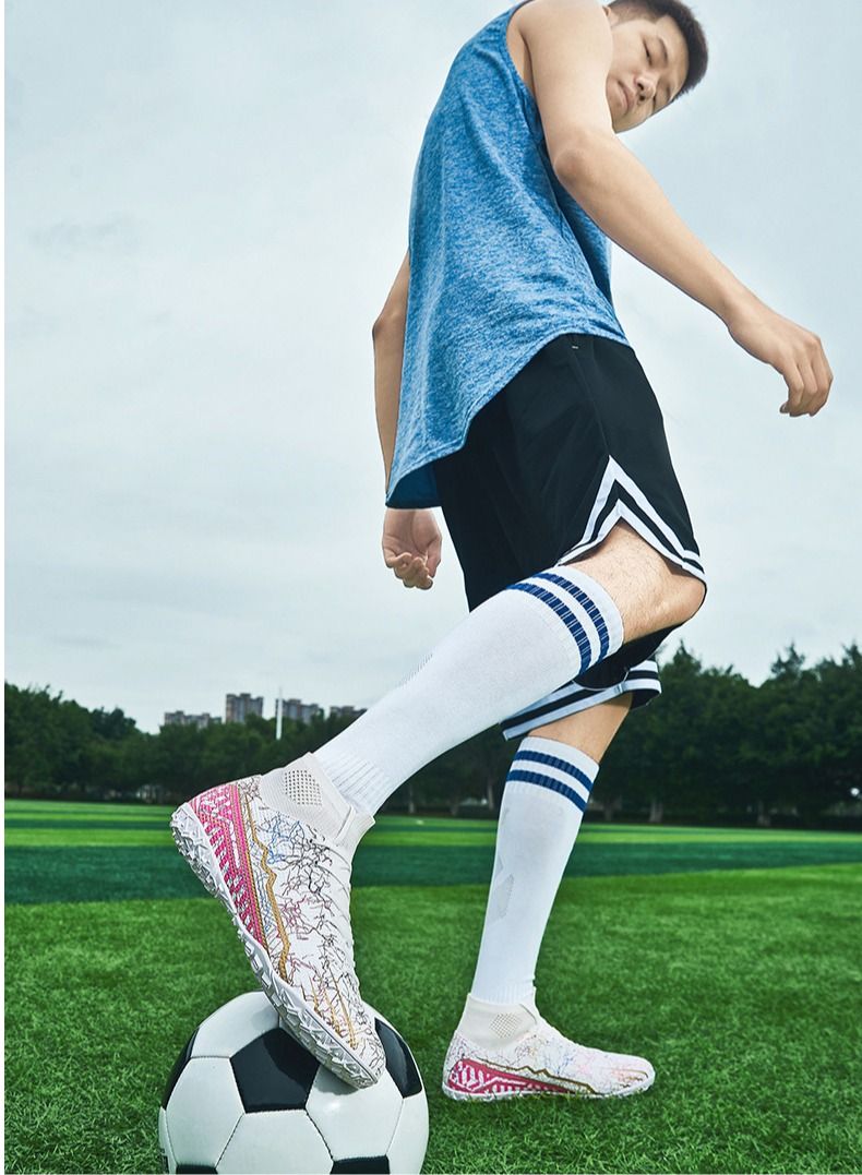 Men's Football Shoes Hard Ground Football Shoes Outdoor and Indoor Professional Youth Boys' Football Shoes Men's and Women's Football Shoes