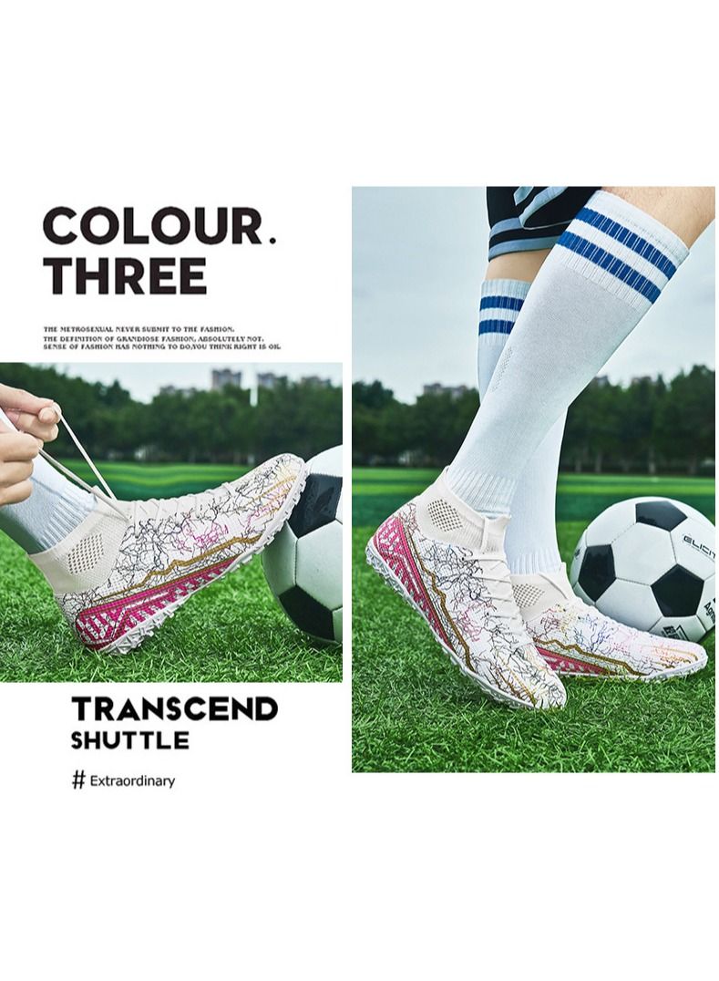 Men's Football Shoes Hard Ground Football Shoes Outdoor and Indoor Professional Youth Boys' Football Shoes Men's and Women's Football Shoes