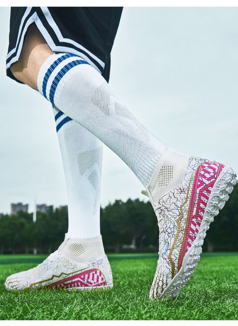 Men's Football Shoes Hard Ground Football Shoes Outdoor and Indoor Professional Youth Boys' Football Shoes Men's and Women's Football Shoes