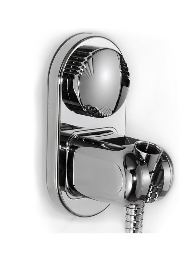 Suction Cup Handheld Shower Head Holder - 5 Angles Adjustable - Unique Horizontal Setting  - Image 1