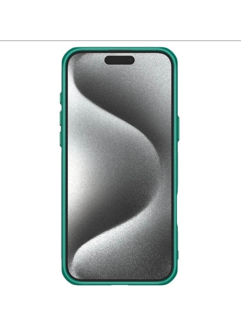 Nillkin Iceblade Prop Magnetic MagSafe Camera protective Case Rugged Shockproof Case With Hard Back And Tpu Shock Absorb Cover Camera Cover Camera Protect Fits Apple iPhone 16 Pro - Green - Image 3