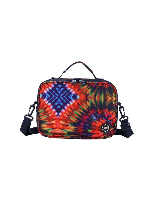 CUBS Tie Dyed Waterproof Lunch Bag With Removable Shoulder Strap  - Image 1
