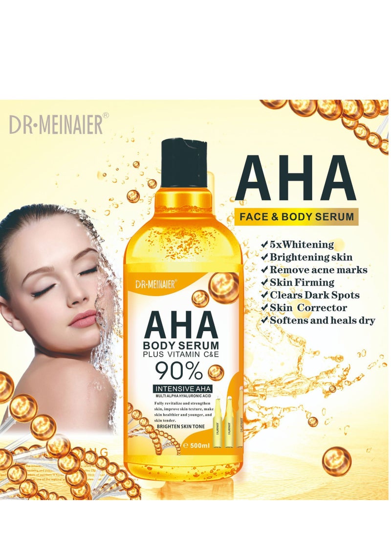 دك ار مينر سيروم الجسم AHA بالإضافة إلى فيتامين C&E 90% 500 مل - Image 3