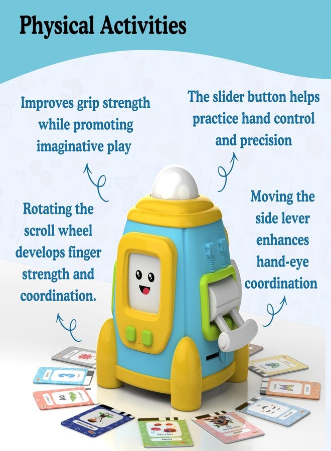 Learning Steps - Baby Lingo Pro, Montessori Games, Multilingual Toy, Screen-Free Quiz Games, Vocabulary Building, Interactive Educational Toy for 1 to 5 Year Old Kids. English - Malayalam - Image 4