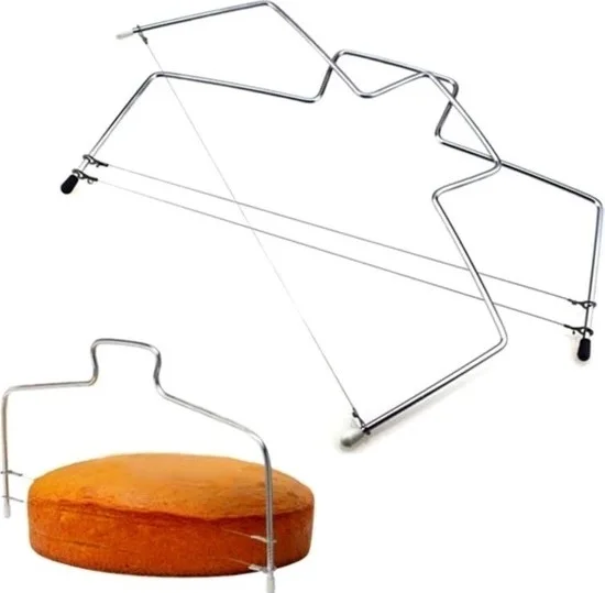 Safestore Practical Easy Pastry Cake Slicer Divider Wire Cutting Tool Apparatus