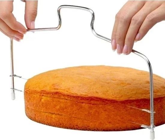Safestore Practical Easy Pastry Cake Slicer Divider Wire Cutting Tool Apparatus