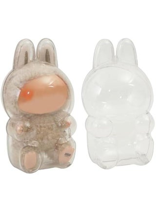 Protective Case for LABUBU, Clear Figure Display Bag with Keychain, Plastic Protective Cover, Storage Transparent PVC Bag Hanging Model (Doll Not Include, Style B Sitting) - pzsku/ZF699E3CE52EDE649C924Z/45/1750008973/1c0af9f2-8390-4a89-b8a0-7e6c63a2b350