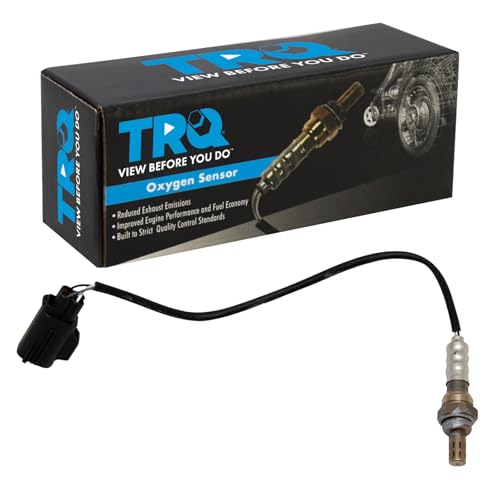 TRQ O2 Oxygen Sensor 4 Wire NarrowBand Center Compatible with 2010 Volvo V70 L6 32L PZEV 20102014 S80 20102015 XC60 XC70 PZEV - Image 1