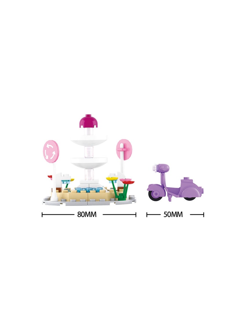 Sluban - New Girls Dream Fountain Bricks Set 79 Pieces - M38-B0519 - Image 1