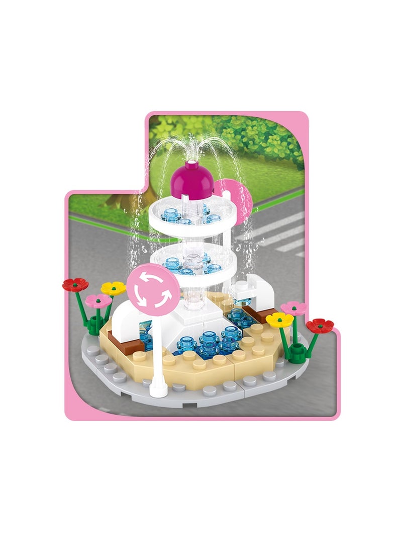 Sluban - New Girls Dream Fountain Bricks Set 79 Pieces - M38-B0519 - Image 5
