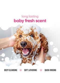 Buddy Baby Fresh Dog Shampoo by Buddycare Deep Cleansing Shampoo for Dogs Fresh Scented With Aloe Vera and Pro Vitamin B5 500ml  - Image 4