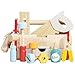 Le Toy Van  Cars  Construction Educational Wooden Tool Box Play Set for Role Play  Boys Pretend Play Wooden Tools  Suitable for 3 Year Olds and Older Tool Box 12 Piece Set - Image 2