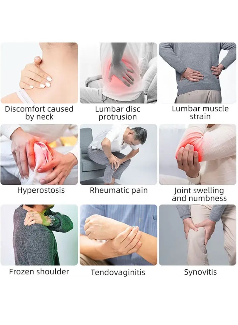 MQ Pain Relieve Patch Arthritis Herbal Heat Patches Heat Patches for Pain Relief Fast Acting Patches Long Lasting Pain Relief Sticker for Knee Back Neck Shoulder Pain Knee Pain Relief Patch. - Image 2
