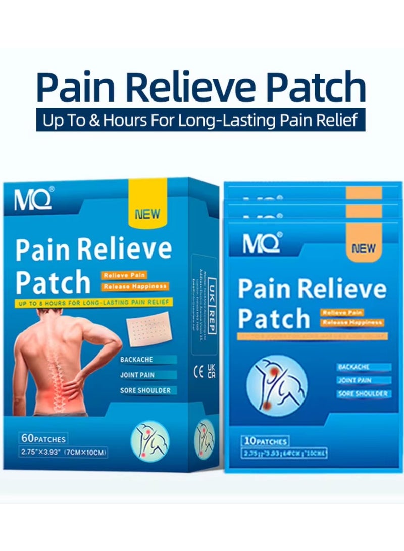 MQ Pain Relieve Patch Arthritis Herbal Heat Patches Heat Patches for Pain Relief Fast Acting Patches Long Lasting Pain Relief Sticker for Knee Back Neck Shoulder Pain Knee Pain Relief Patch. - Image 4