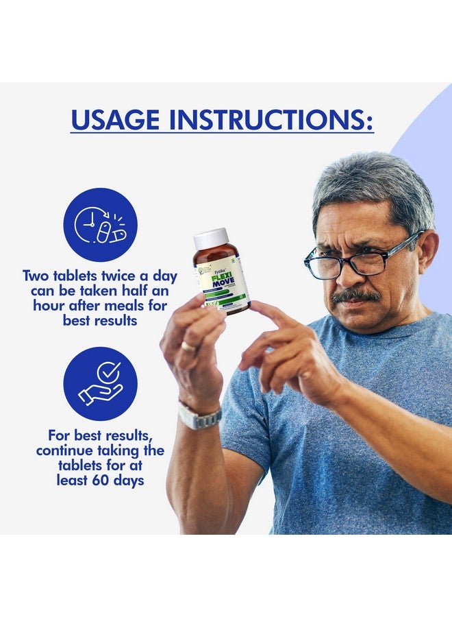 Fytika Flexi Move - Joint Support Supplement, Glucosamine, Rosehip, Boswellia Serrata, Supports Bone, Joint, Cartilage Health, For Men, Women - 540 Tablets (Pack of 9) - Image 5