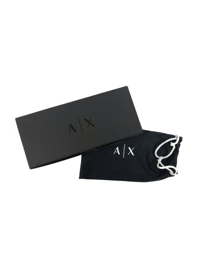 Full Rim Rectangular Sunglasses 0AX4113S 55 81814L