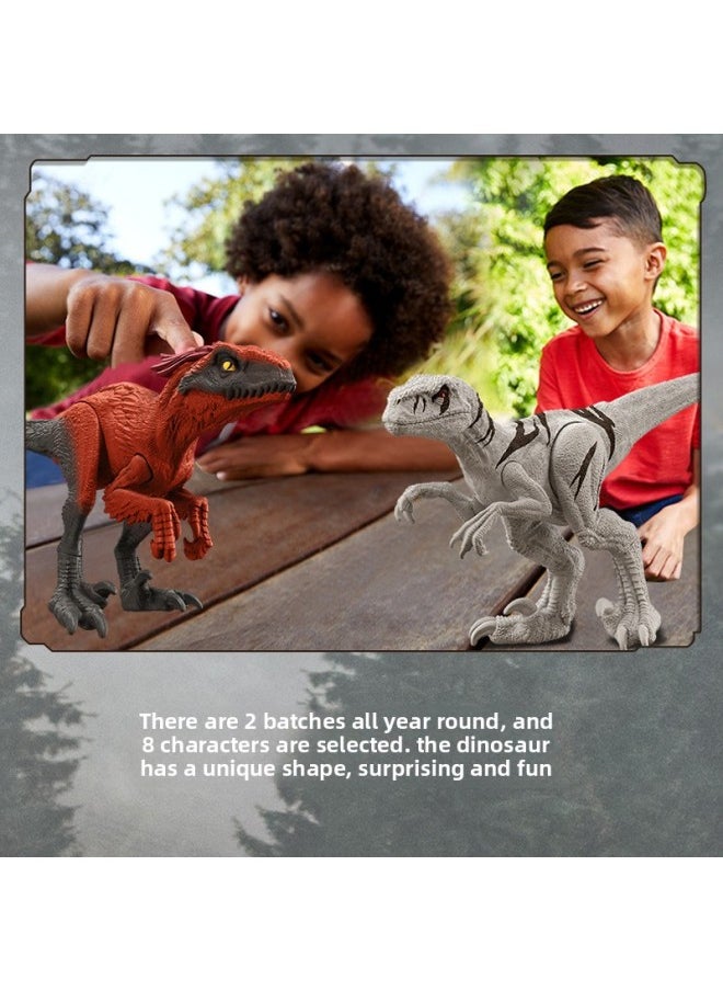 null - Meitai Jurassic World 3 Ruling Movie Same Dinosaur Fire Pirate Dragon Xun Raptor Pterosaurus Model Toy GWT54-Color:Elmunton Long GWT54 - Image 1