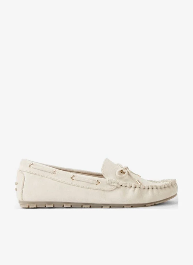 Le Confort BEIGE Women Slip On Moccasins Shoes for Women | Best Price UAE