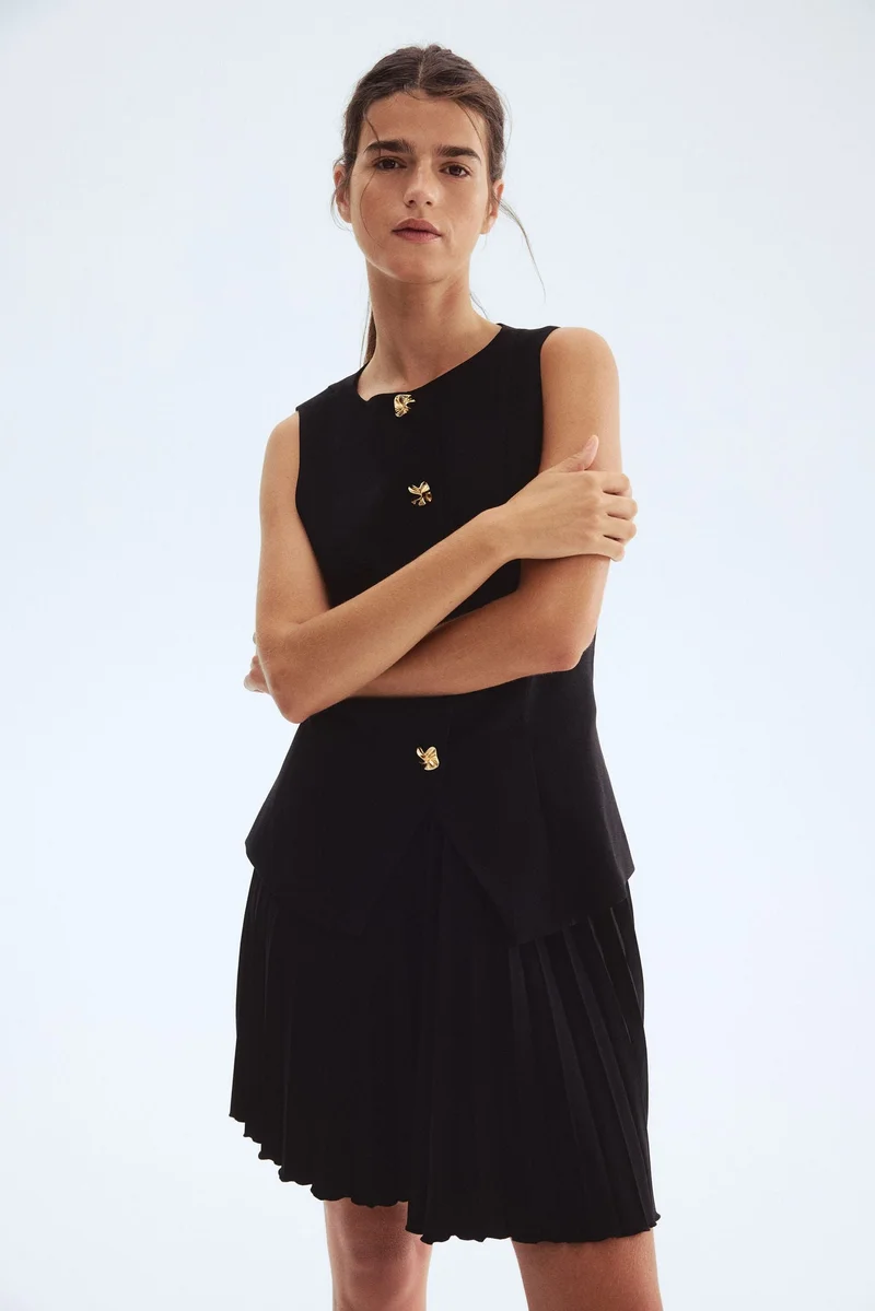 H&M Waistcoat-bodice dress