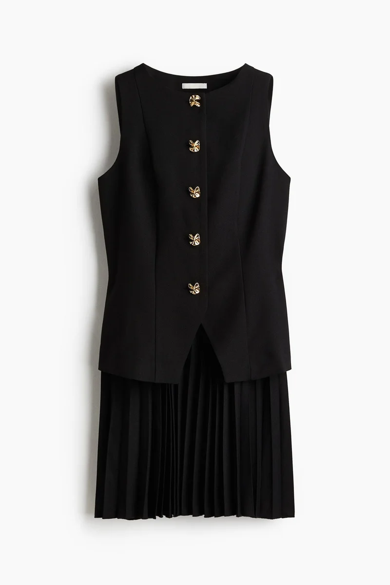 H&M Waistcoat-bodice dress