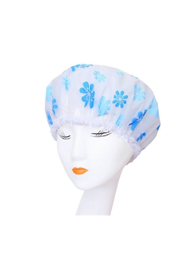 Garden Of Arts Women'S Waterproof Lace Edage Shower Cap Floral Shower Hat Spa Bathing Cap In Random Colour - Image 1