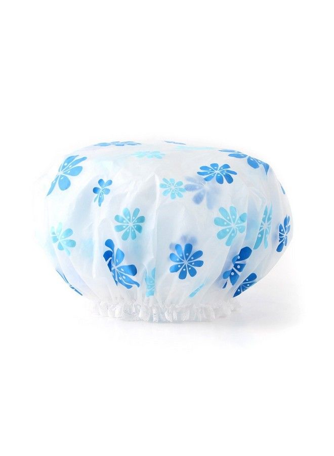 Garden Of Arts Women'S Waterproof Lace Edage Shower Cap Floral Shower Hat Spa Bathing Cap In Random Colour - Image 3