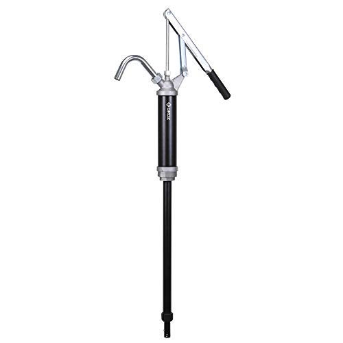 GROZ Lever Action Barrel Pump| Lever Pump for Oil, Diesel, Kerosene, Antifreeze Fluids | PVC Telescopic Suction Pipe | For 15 Ltrs- 205 Ltrs Barrel size |Delivers: 300 ml/stroke| LBP/04/PT - Image 2