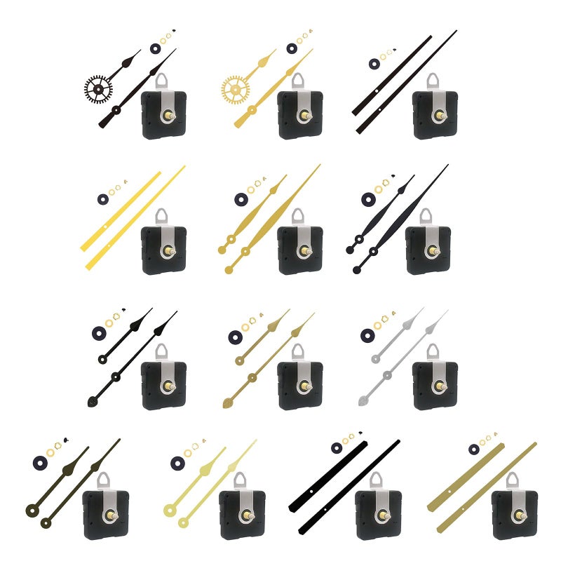 Gold Clock Hands And Quartz Movement Motor Kit For DIY Wall Clock Repair Accessories - Image 4