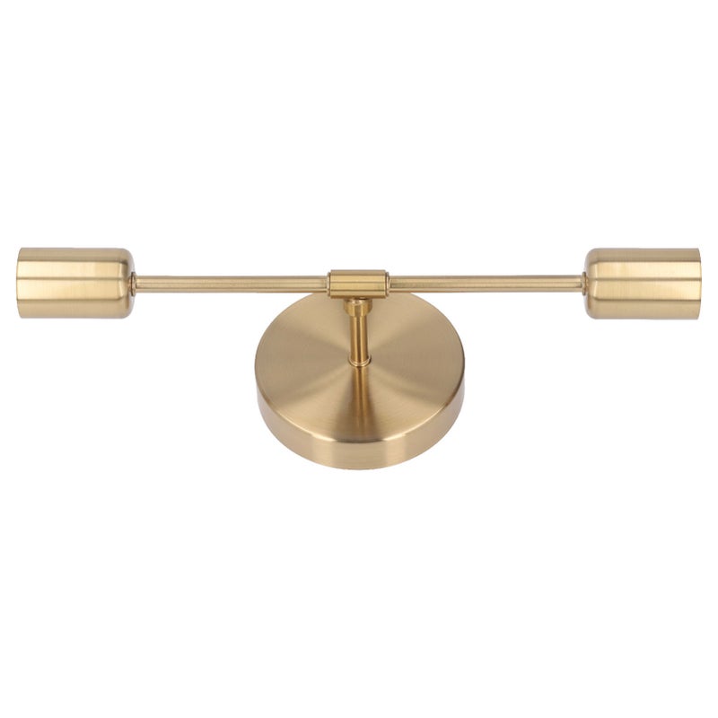 Double Wall Light Base E27 E26 Rust Proof Vintage Wall Lamp Bulb Holder for Living Room Bathroom Gold 85‑265V - Image 4