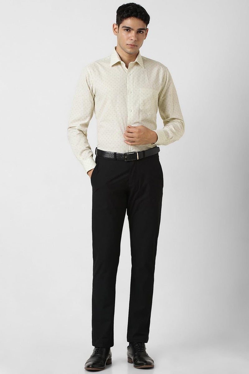 Van Heusen قميص فان هيوزن للرجال بقصة عادية (VHSFFCUB656276_بيج) - Image 5