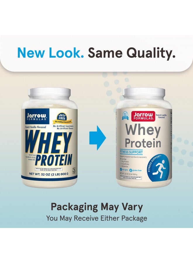 jarrow formulas Jarrow Formulas Whey Protein, French Vanilla - 908g Powder - Supports Muscle Development - Rich in BCAAs - Approx. 37 Servings - Image 2